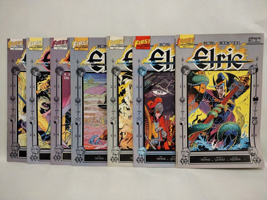 Elric The Sailor Of The Seas Of Fate (1985) Complete First Comic Set #1-7