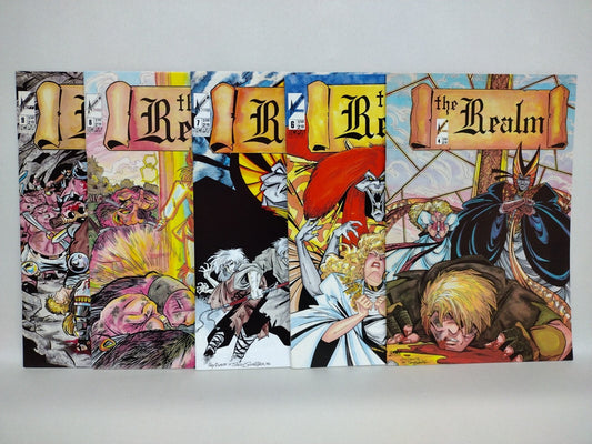 The Realm (1986) Arrow Comic Lot Set #4 6 7 8 9 Deadworld 1st Appearance VF-NM