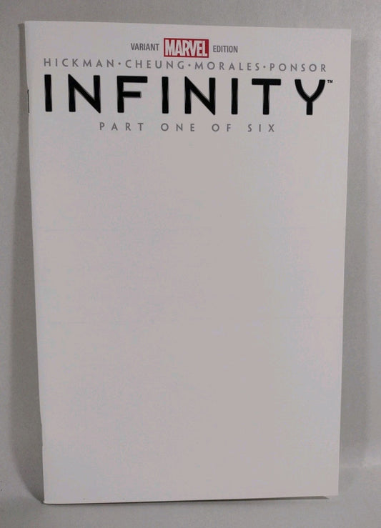 Infinity #1 (2013) Marvel Comic Blank Sketch Variant Cover New NM