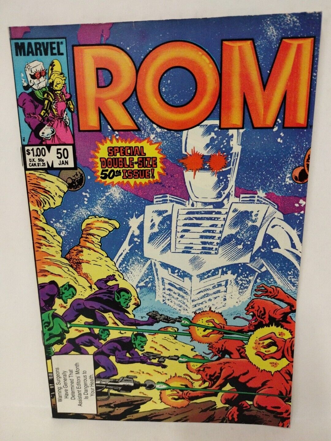 ROM (1984) Marvel Comic Lot #50 51 52 