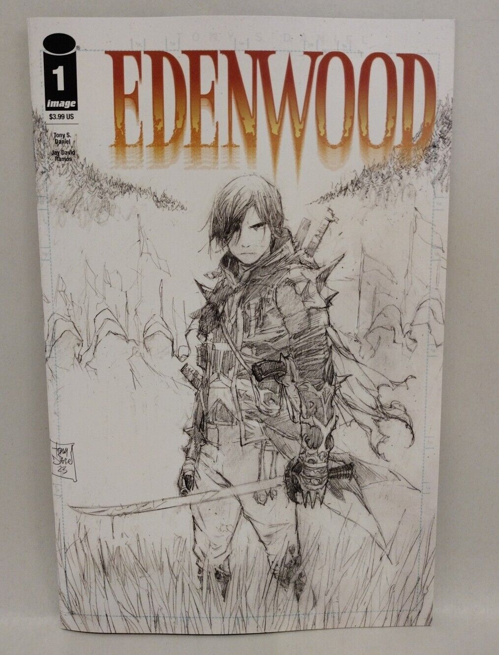 EDENWOOD #1 (2023) Image Comic Tony Daniel 1:10 Ratio Variant Cover E