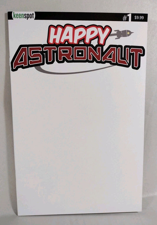Happy Astronaut #1 (2023) Keenspot Cover D Blank Sketch Variant Comic New NM