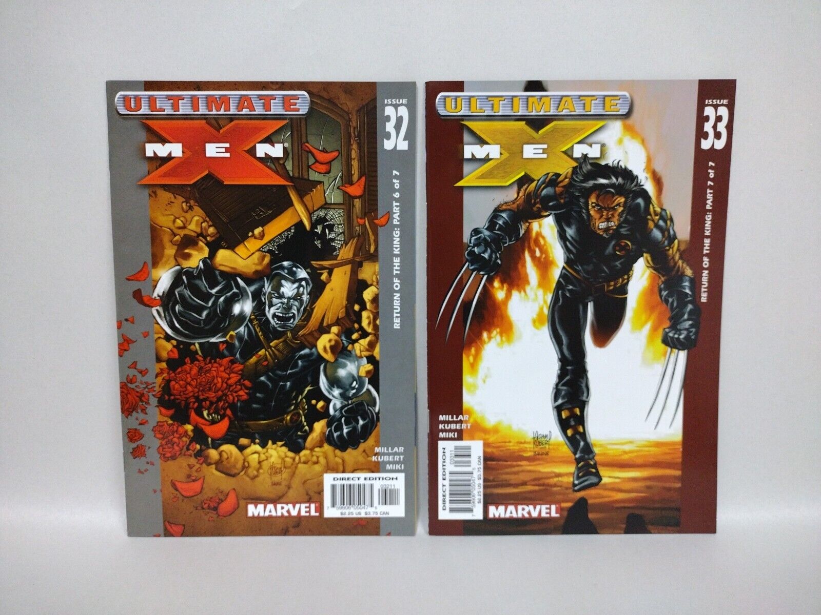 Ultimate X-Men (2003) Complete Return Of The King Marvel Comic Run #26-33 NM