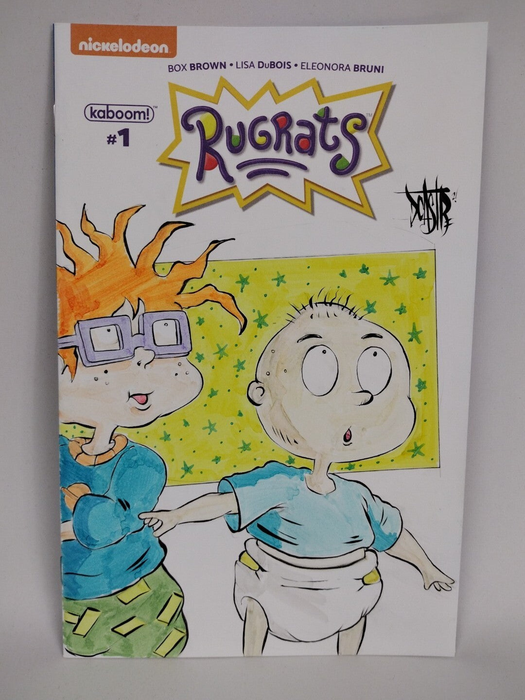 RUGRATS #1 (2017) Boom Studios Sketch Cover Variant Comic W Original DCastr Art