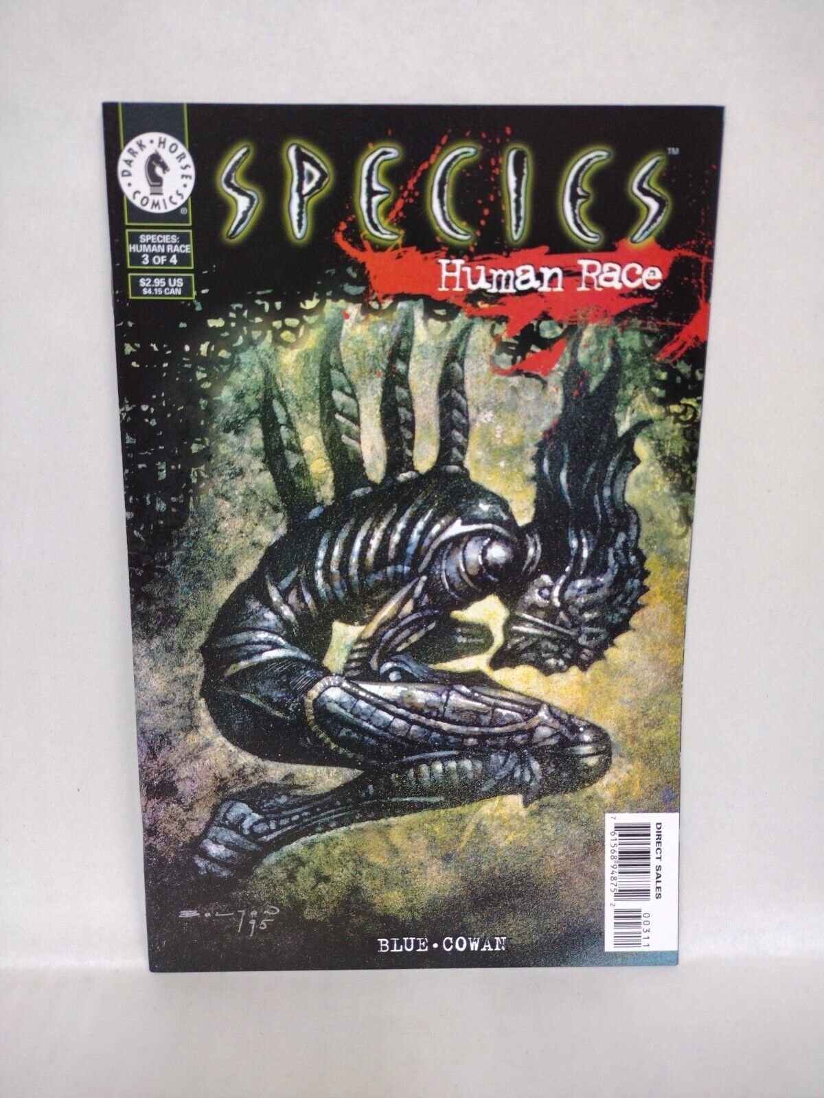 Species (1996) Complete Dark Horse Comic Series #1 2 3 4 Human Race #1 2 3 4