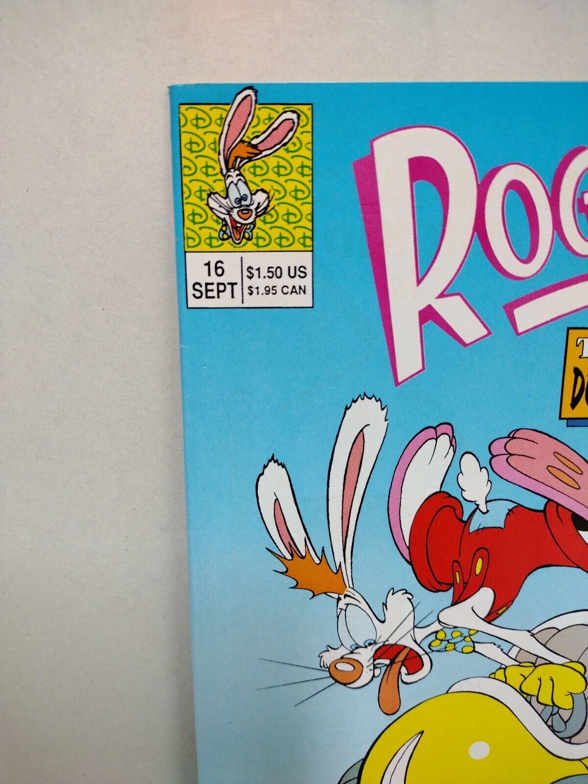 Roger Rabbit #16 (1991) Disney Comic Baby Herman Benny The Cab Appearance NM