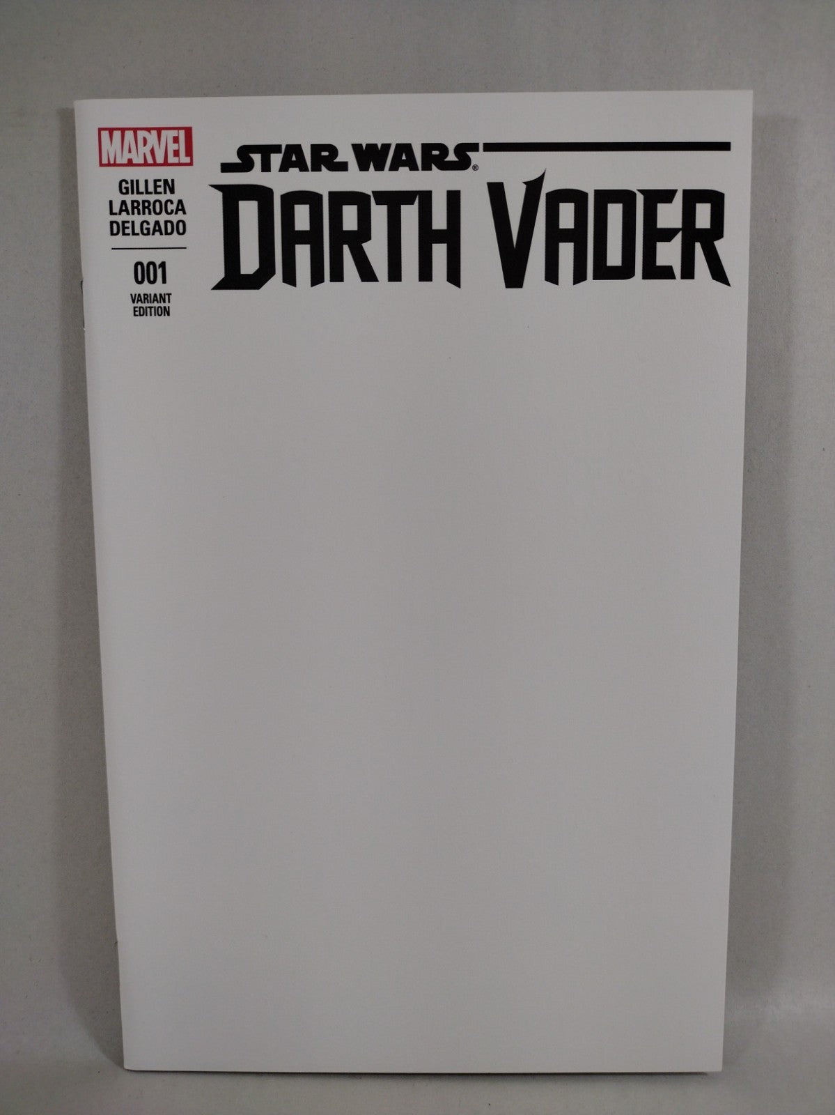 Star Wars Darth Vader 1 (2015) Marvel Comic Blank Sketch Var Cover 1st Krrsantan