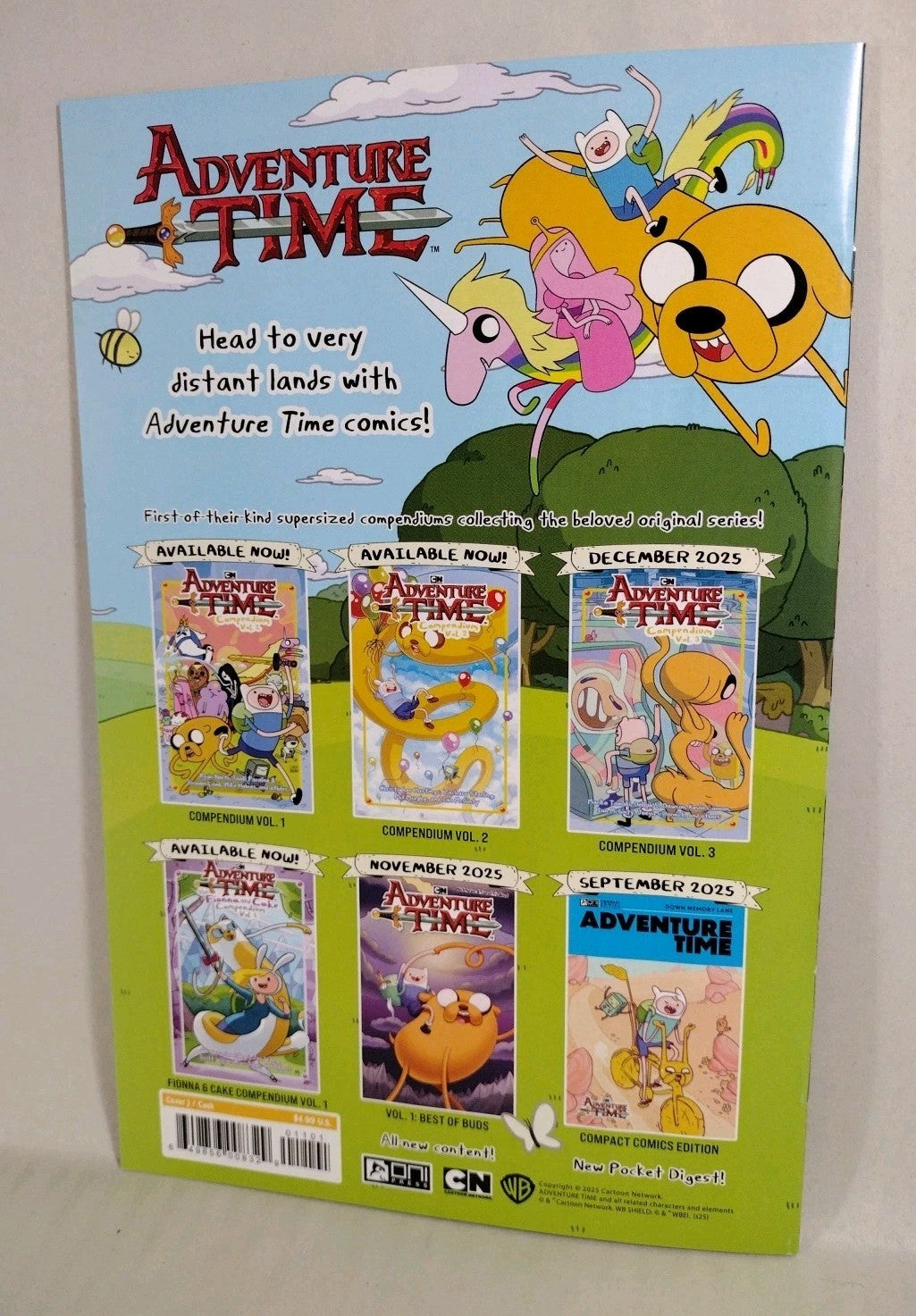 ADVENTURE TIME #1 (2025) Cartoon Network Oni Press Cover J 1:20 Caroline Cash