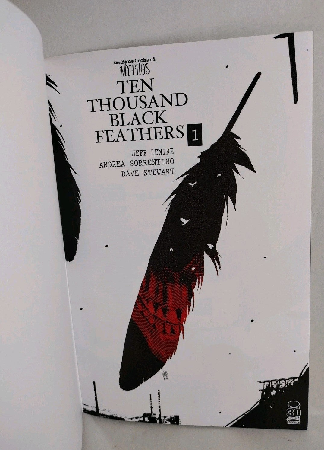 BONE ORCHARD Ten Thousand Black Feathers #1 (2022) Image Comic Blank Cover Var