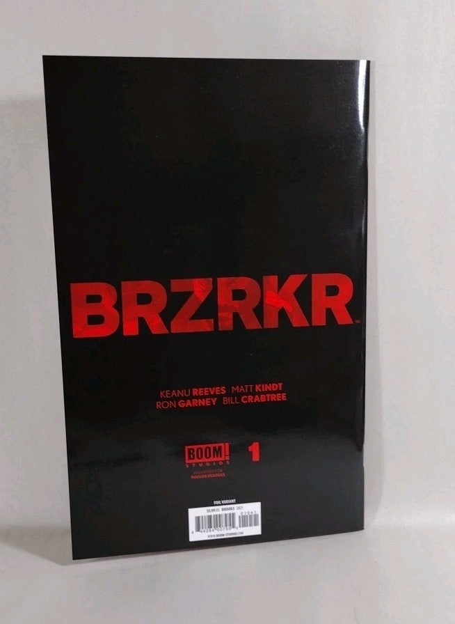 BRZRKR (2021) Boom Variant Cover Comic Set #1 3 4 Keanu Reeves Matt Kindt VF-NM
