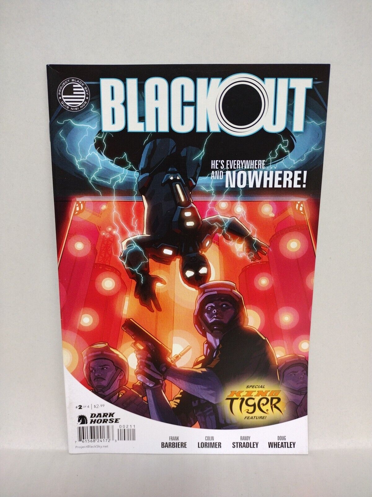 BLACKOUT 2014) Complete Dark Horse Comic Lot Set Featuring King Tiger 1 2 3 4 