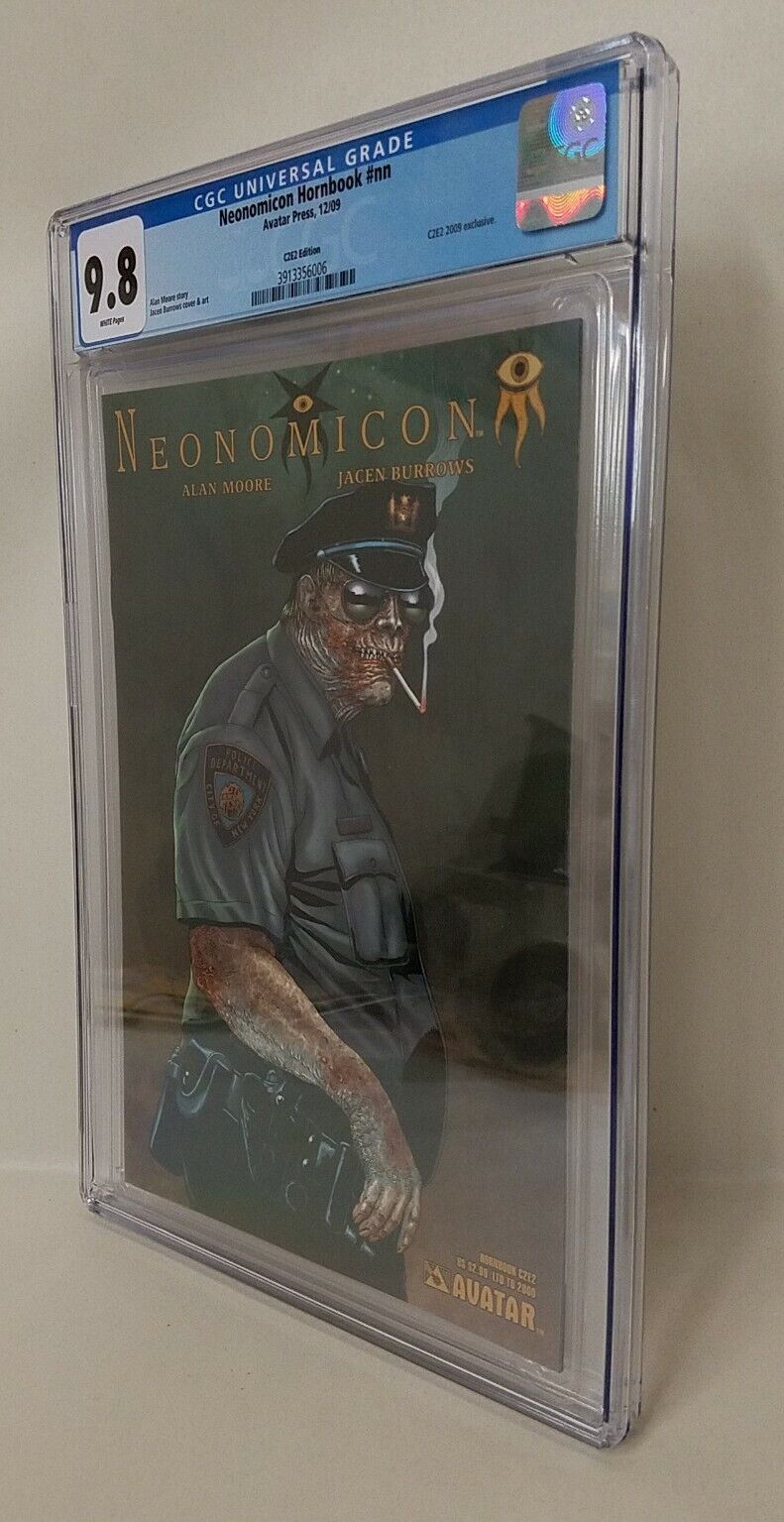 Neonomicon (2009) Hornbook C2E2 Jacen Burrows Demon Cop Comic Variant 9.8 CGC