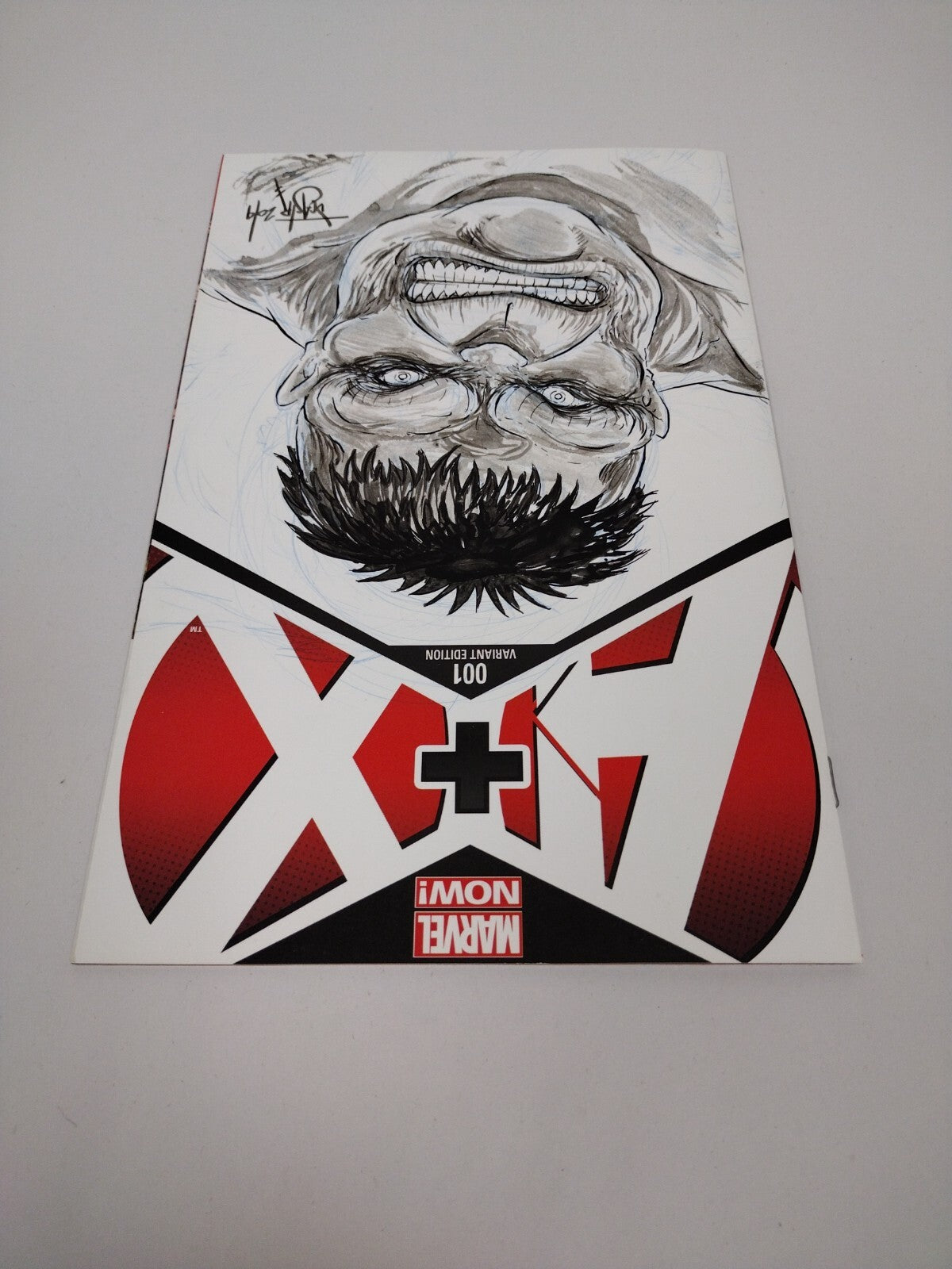 A+X Avengers X-Men 1 (2012) Marvel Sketch Cover Var W Original DCastr Hulk Art