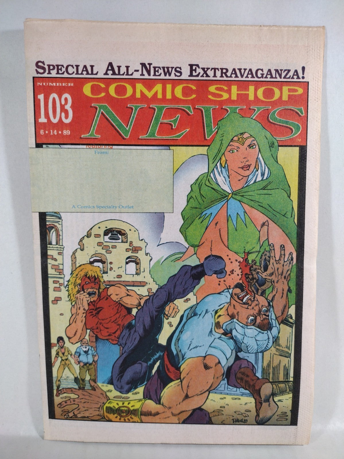 Comic Shop News #103 June 14th 1989 Newsletter The Shadow Punisher Batman Year 3
