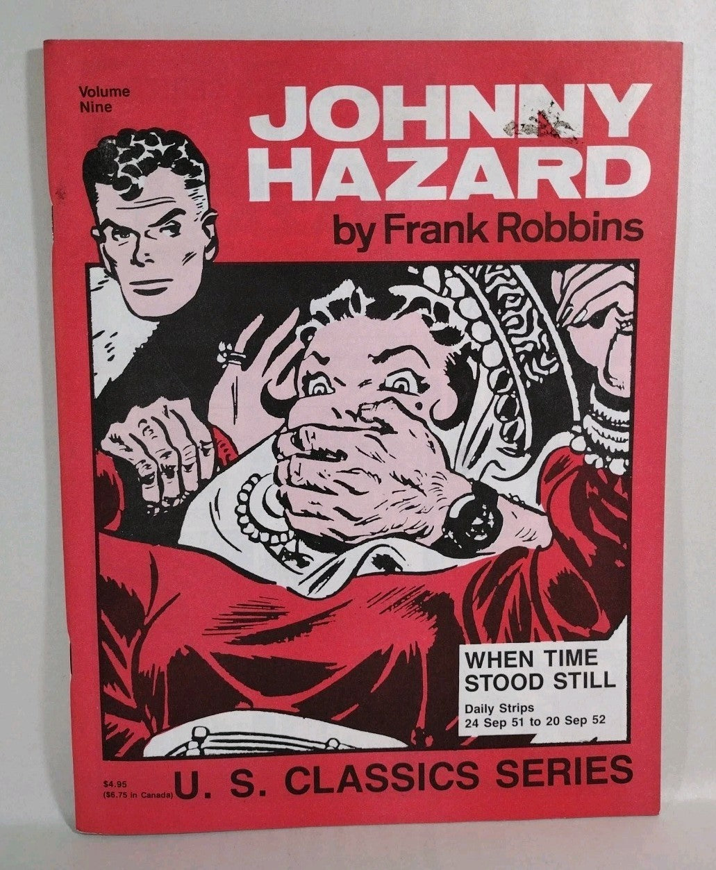 JOHNNY HAZARD (1986) U S Classics Series Frank Robbins Comic Magazine Lot #9 10