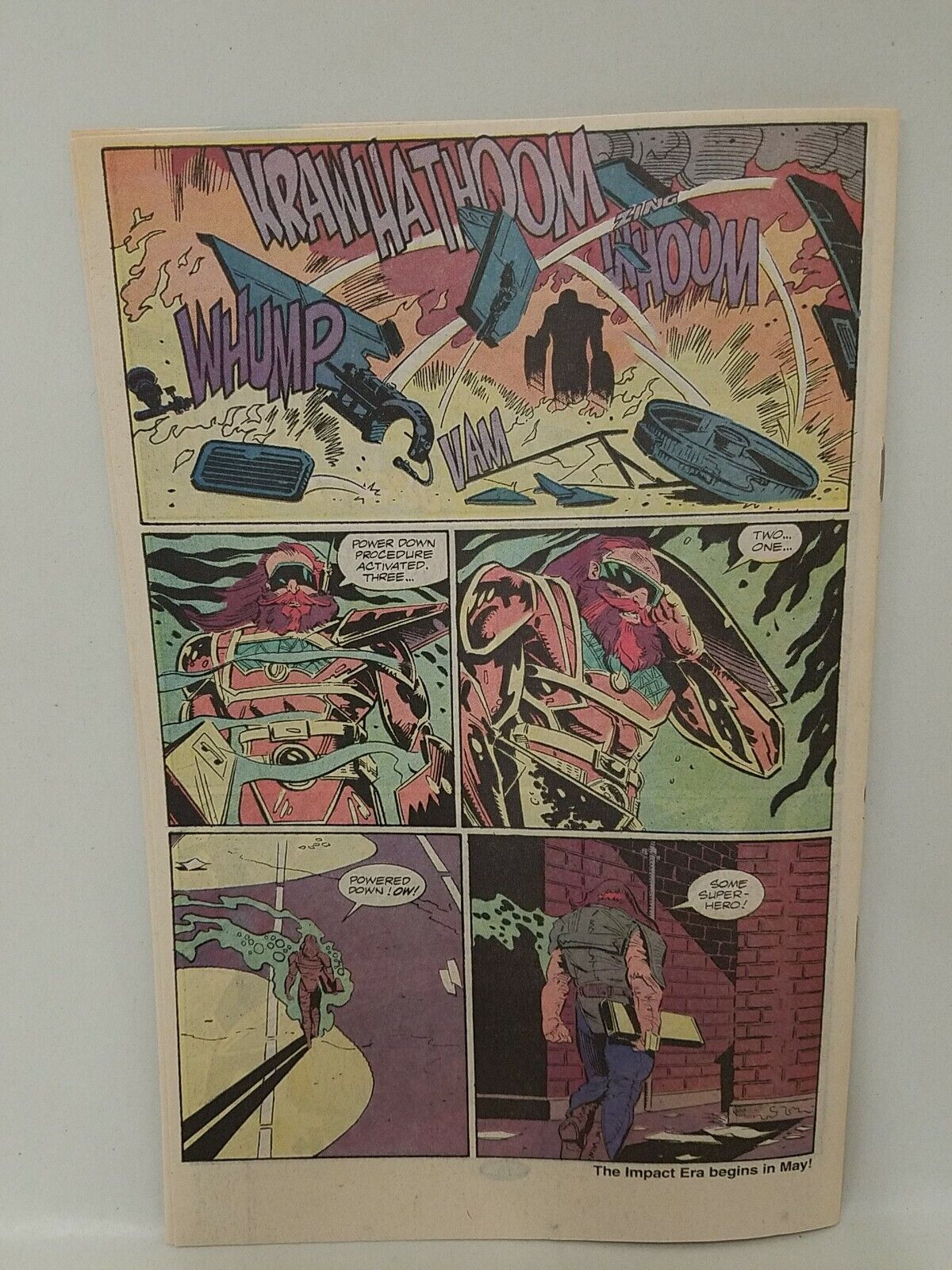 Impact (1991) Preview Newsprint DC Comic 1st Appearance Maria DeGuzman Jaguar II