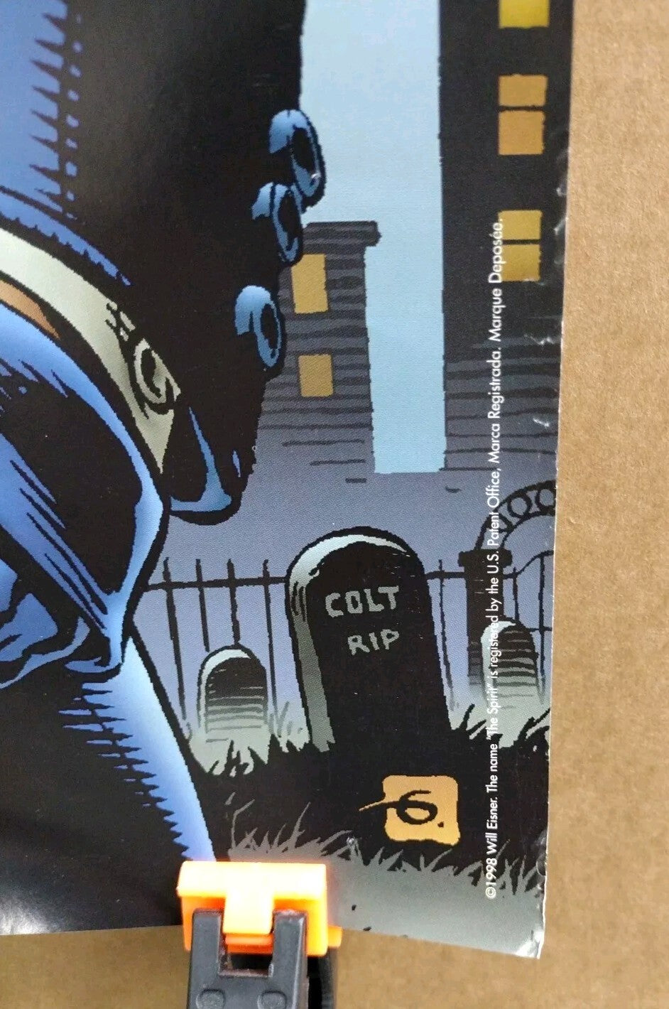 The Spirit (1998) Kitchen Sink Comic Poster 32x18" Dave Gibbons Art