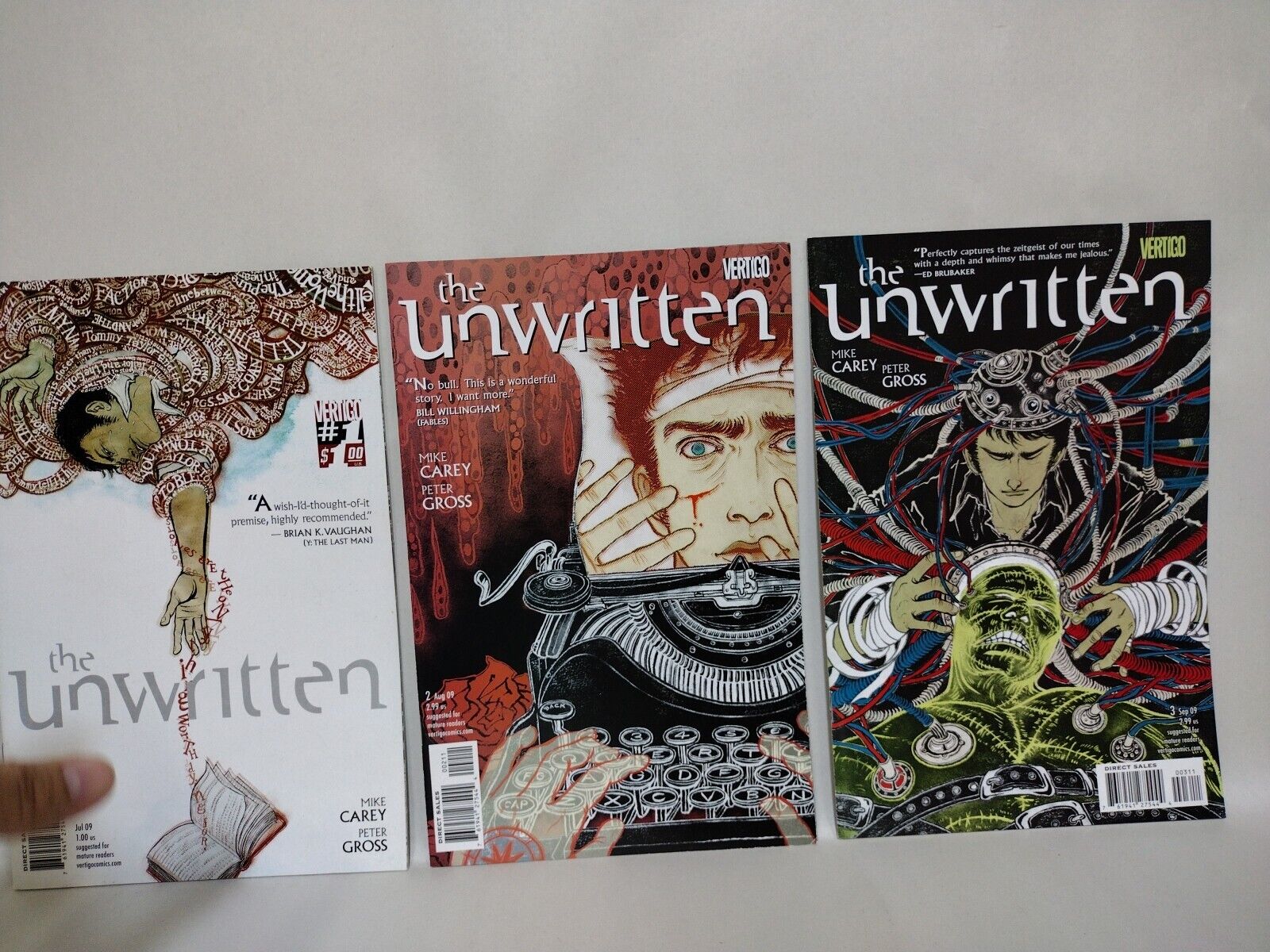 The Unwritten (2009) Vertigo Comic Lot Set #1-41 + 33.5 34.5 35.5 Mike Carey 