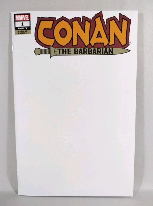 Conan The Barbarian #1 (2019) Marvel Comic Blank Sketch Cover New NM
