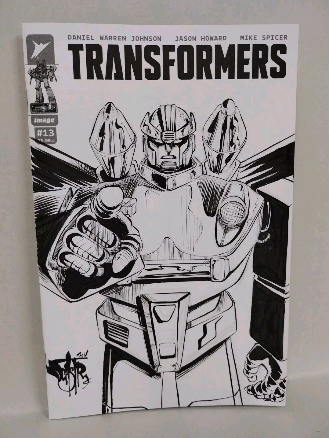 Transformers #13 (2024) Image Comic Sketch Variant Cover W Original Prowl Art