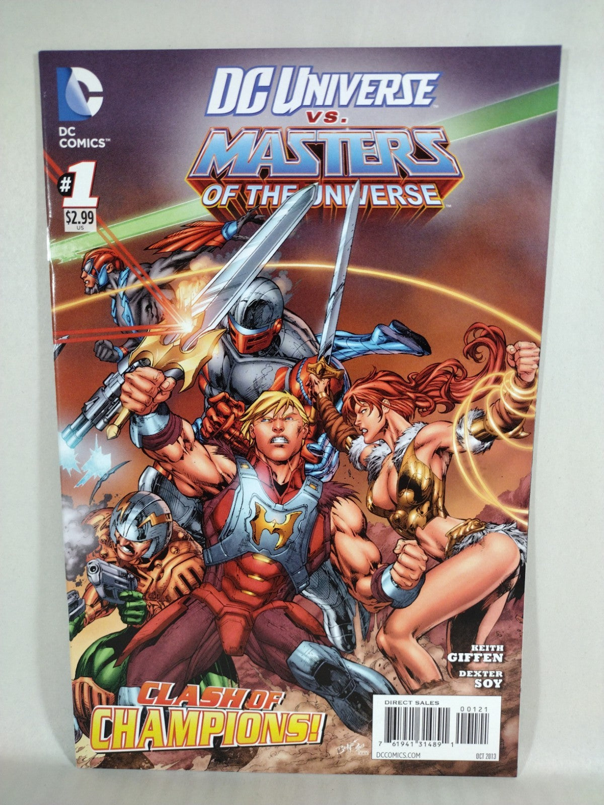 DC Universe Vs Masters Of The Universe (2013) Comic Lot #1 2 4 VG-NM