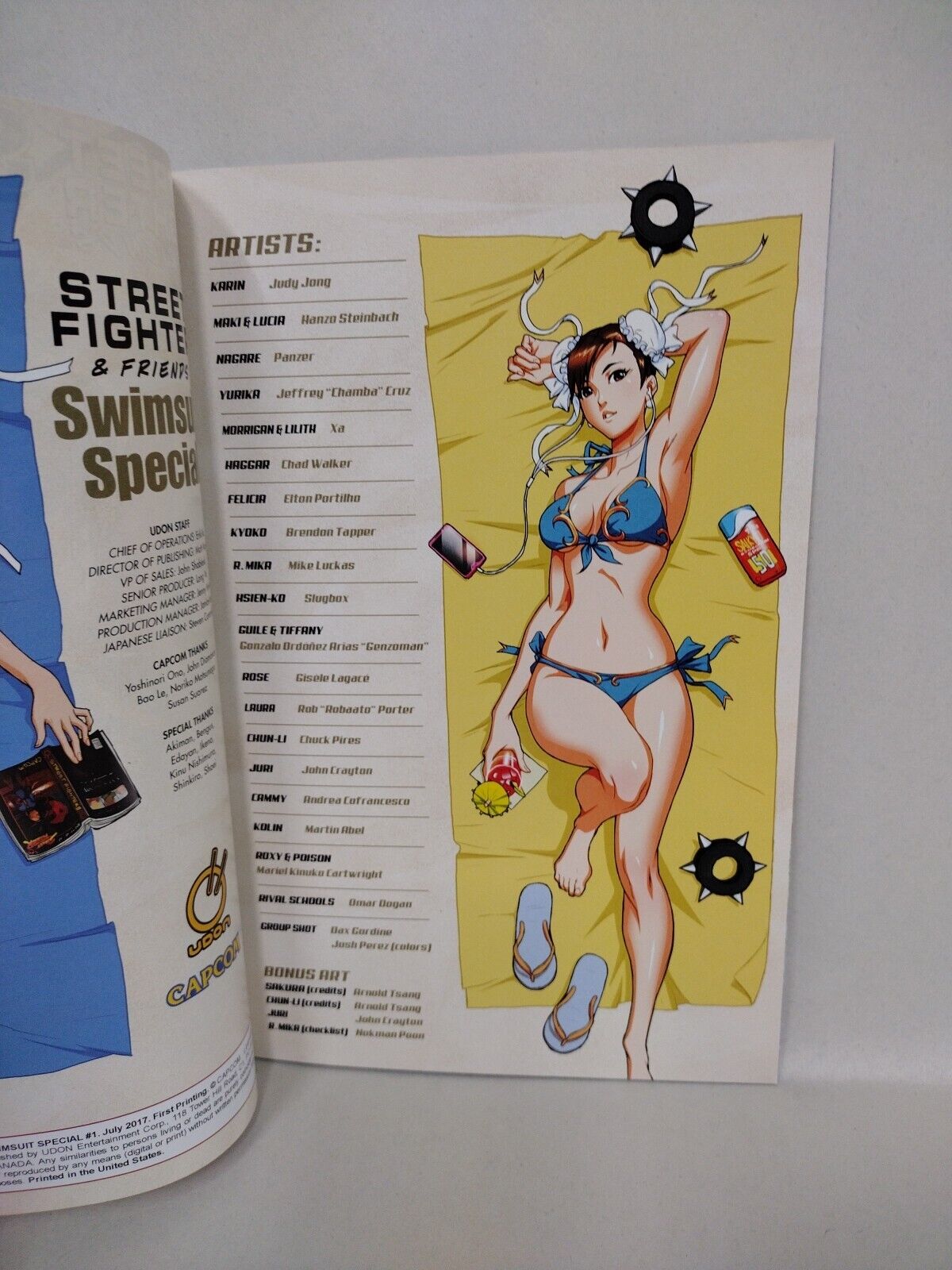 Street Fighter And Friends 2017 Swim Suit Special #1 Cover A Udon Capcom VF-NM