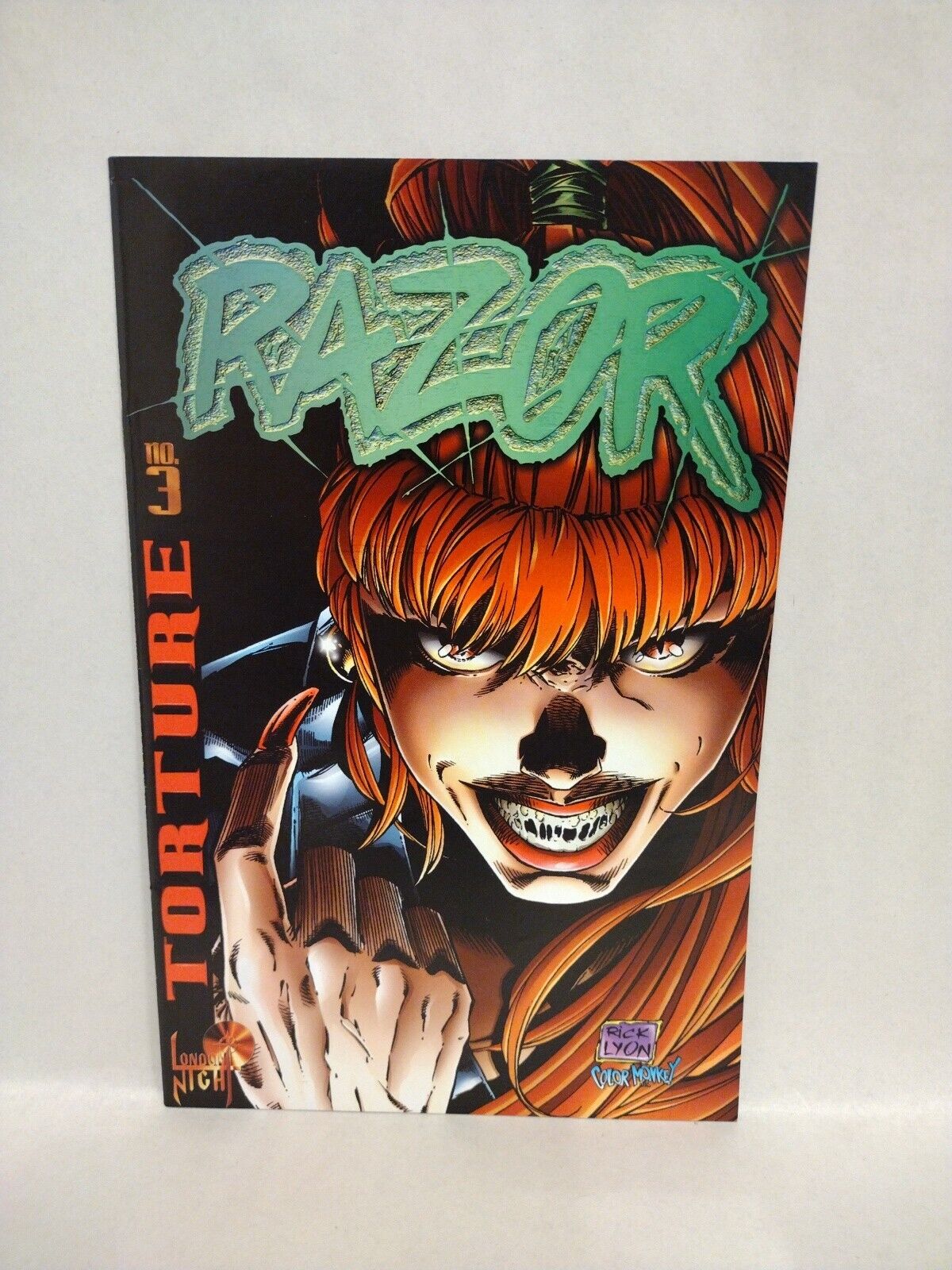 Razor Torture (1996) London Night Studios #1 2 3 4 5 6 + Kightshift #1 Comic Set