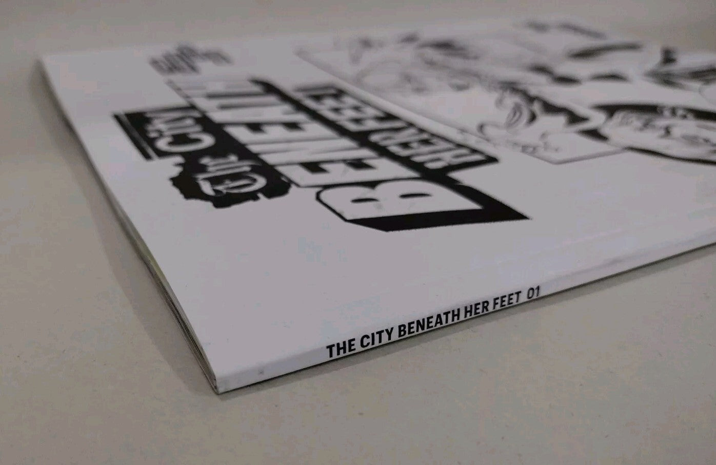 City Beneath Her Feet #1 DSTLRY Sketch Cover Comic W Orignal DCastr Art ARG COA