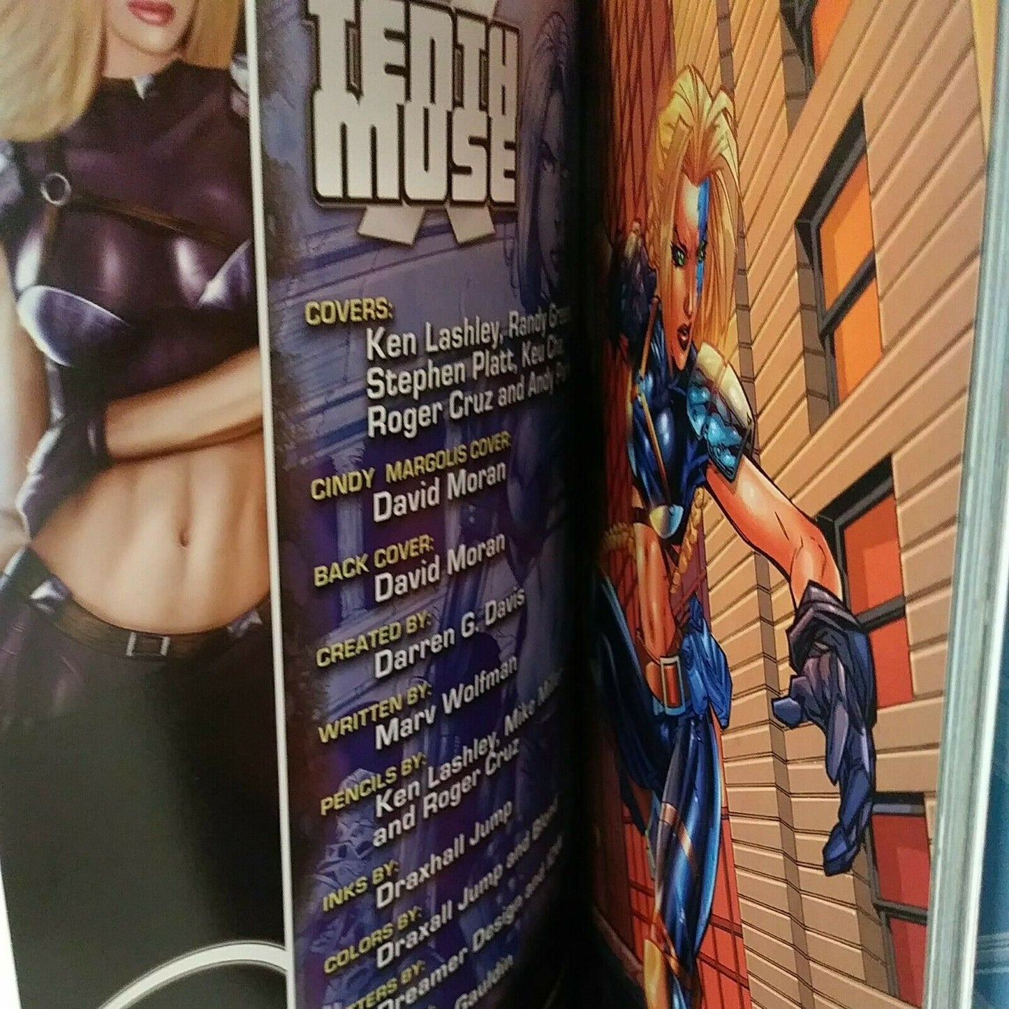 Tenth Muse (2005) TPB Vol 1 Signed 3x Marv Wolfman Darren Davis Alias SC