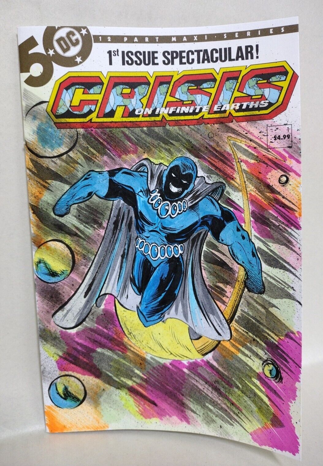 Crisis On Infinite Earths #1 (2024) DC Comic Variant Sketch Cover W Original Art