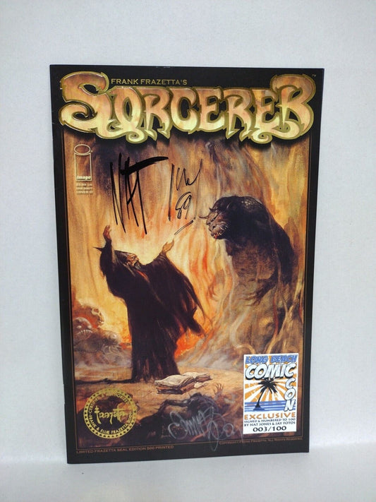 Frank Frazetta Sorcerer #1 (2009) Image Comic One Shot LBCC Exclusive Signed #'d