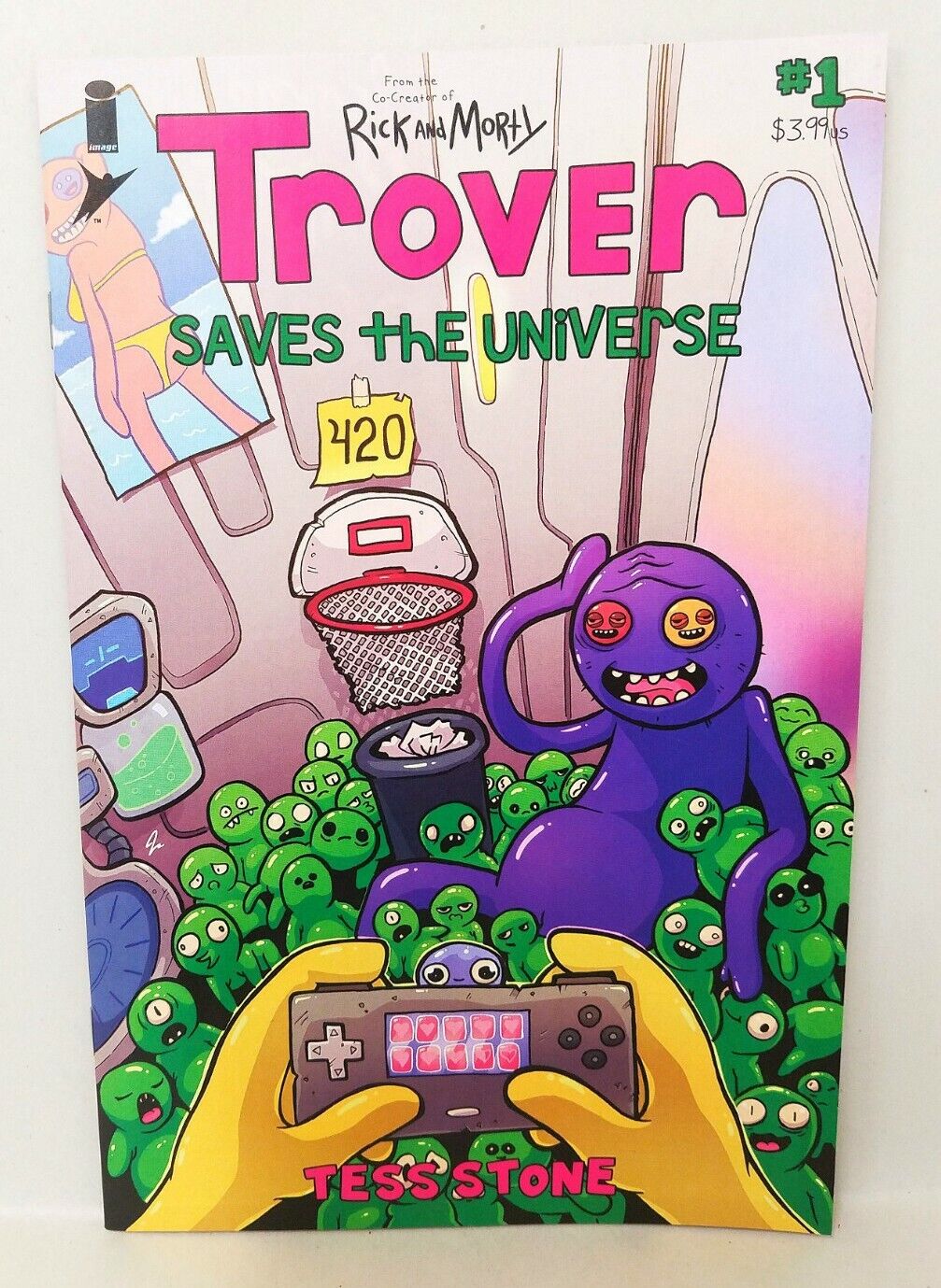 Trover Saves the Universe #1 (2021) Jason Lynch Exclusive Variant Rick and Morty