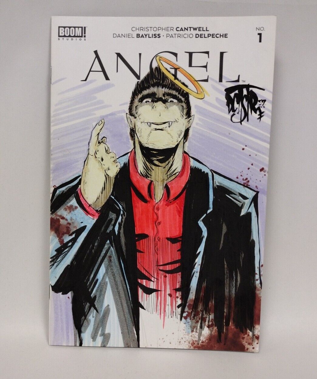 Angel #1 (2022) Blank Cover Comic w Original Art Dcastr 