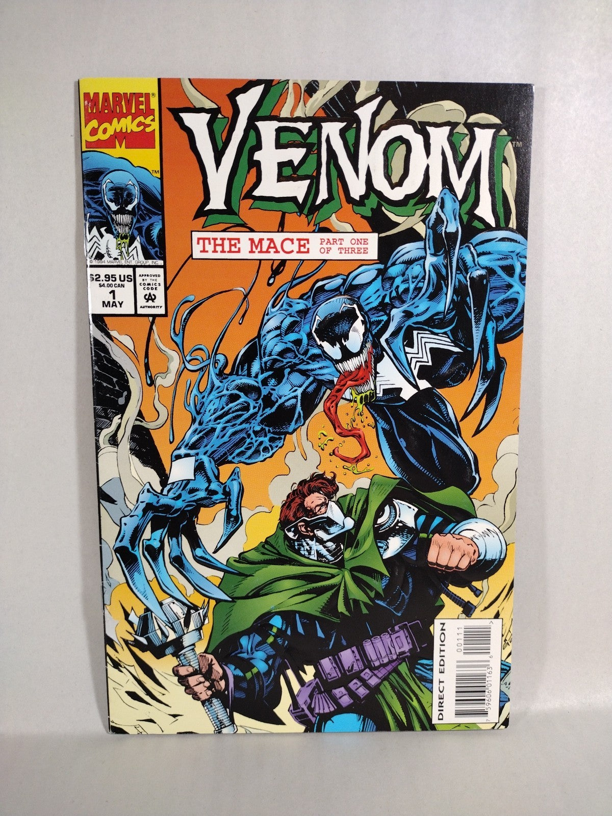 Venom The Mace (1994) Complete Marvel Comic Series #1 2 3 Liam Sharp Carl Potts