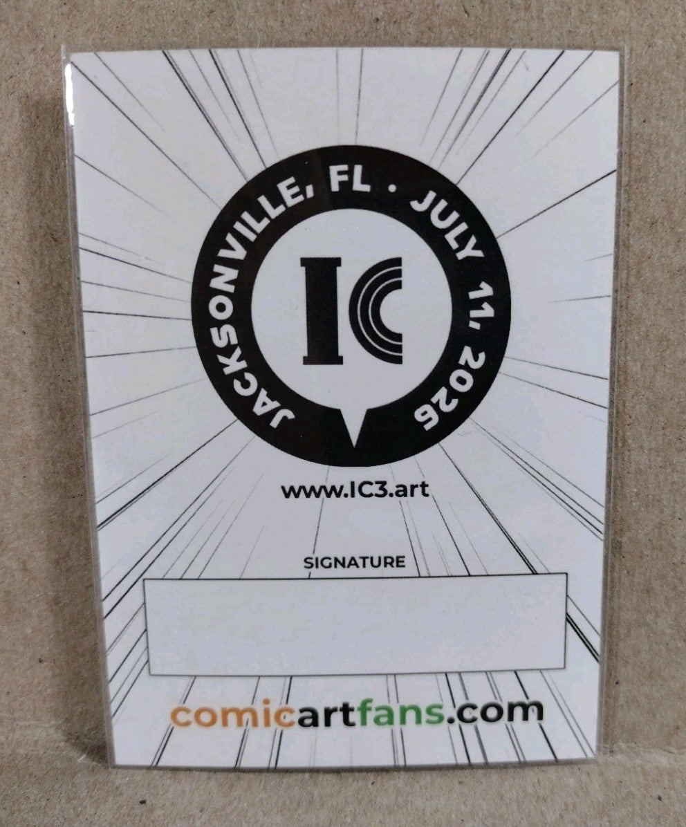 CAF IC3 (2026) JAX Convention Sketch Card W Original Dave Castr Gundam Art