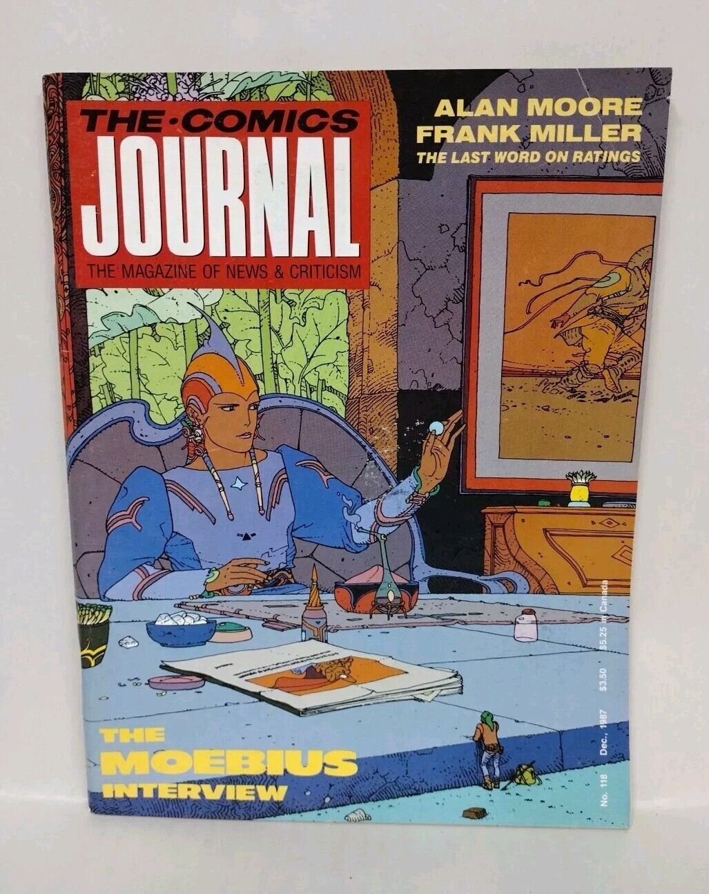 Comics Journal Magazine #118 (1987) Alan Moore Frank Miller Moebius Interviews