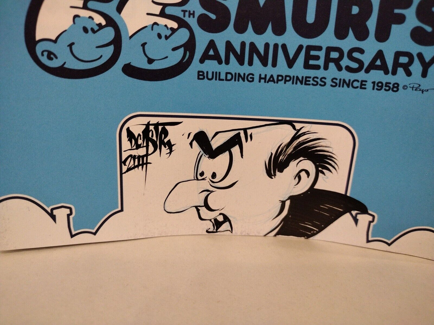 SMURFS 65th Anniversary FREE COMIC BOOK DAY FCBD 2023 w Original DCastr Drawing