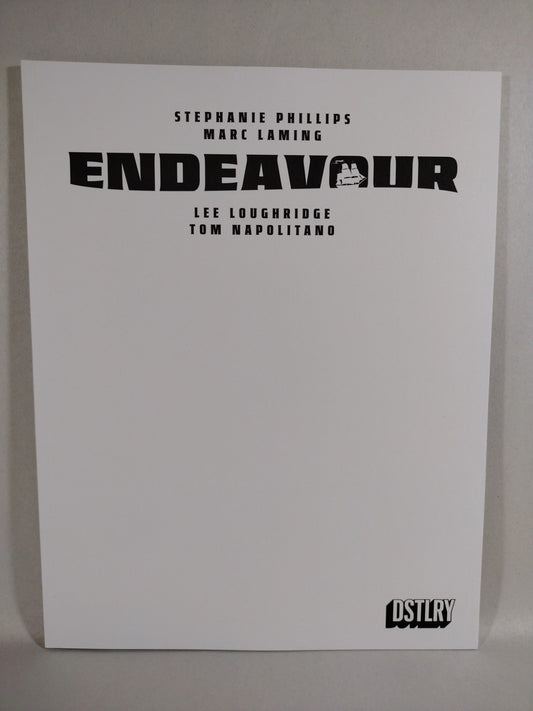 Endeavor #1 (2024) DSTLRY Blank Sketch Variant Cover New NM