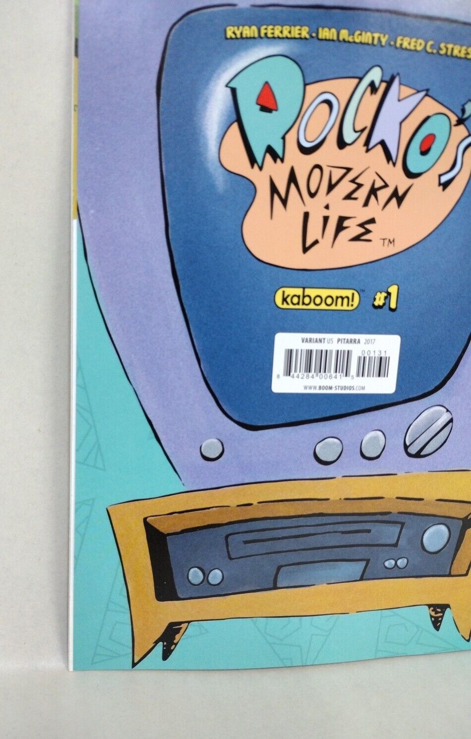 Rocko's Modern Life #1 2017 Nickelodeon Boom Comic Virgin Variant 1:20 Cover 