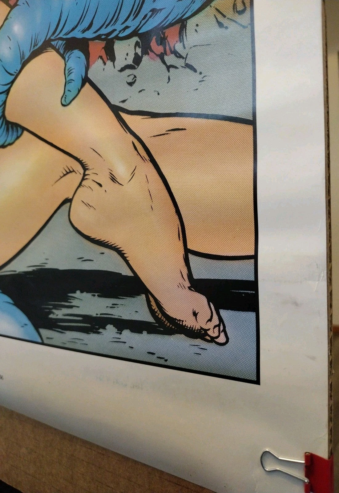 Dave Stevens Poster Series (1987) #6 World of Wood #1 22 X 34" Rolled