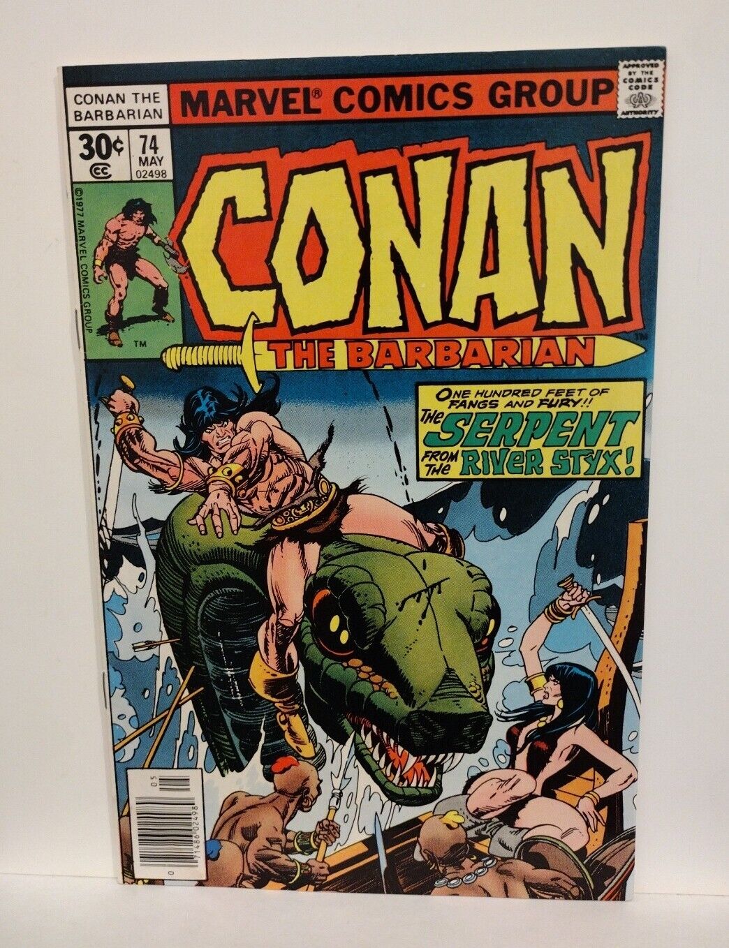 Conan #74 (1977) Bronze Age Marvel Roy Thomas John Buscema Ernie Chan