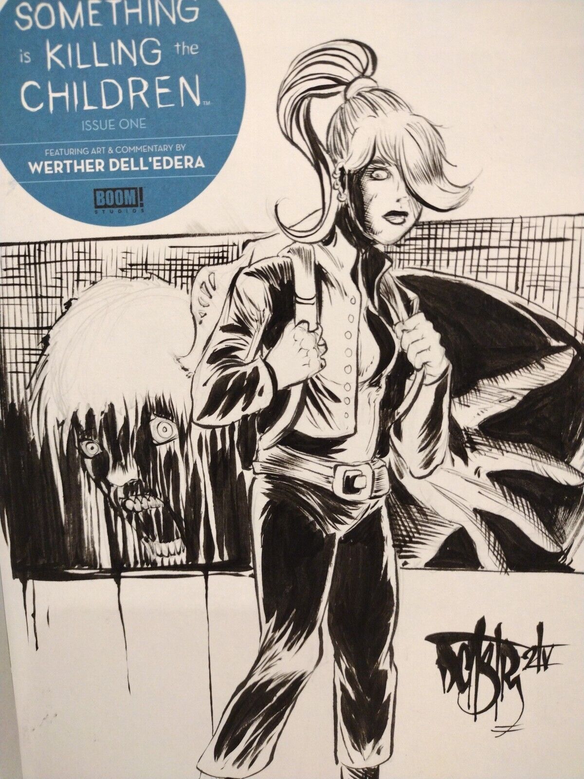 Something is Killing The Children 1 Pen & Ink Sketch Variant W Original Drawing