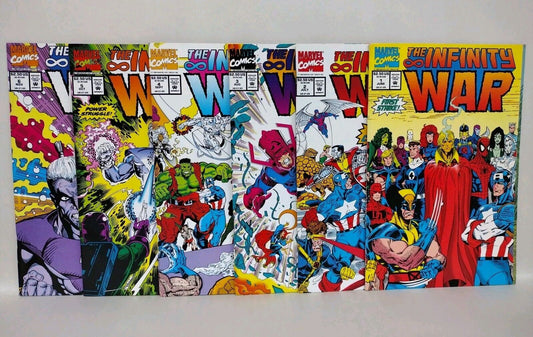 INFINITY WAR (1992) Complete Marvel Comic Series #1 2 3 4 5 6 Ron Lim Very Fine 