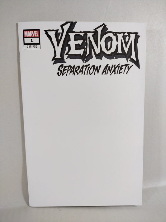 Venom Separation Anxiety #1 (2024) Marvel Blank Sketch Cover Variant New NM