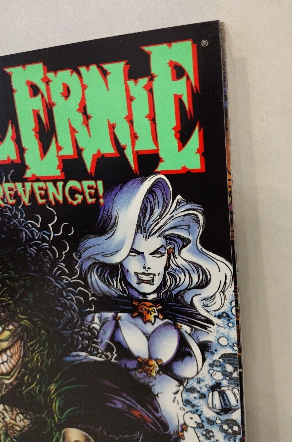 Evil Ernie Revenge #1 (1994) Chaos Comic GID Cover Lady Death 1st Killzone NM