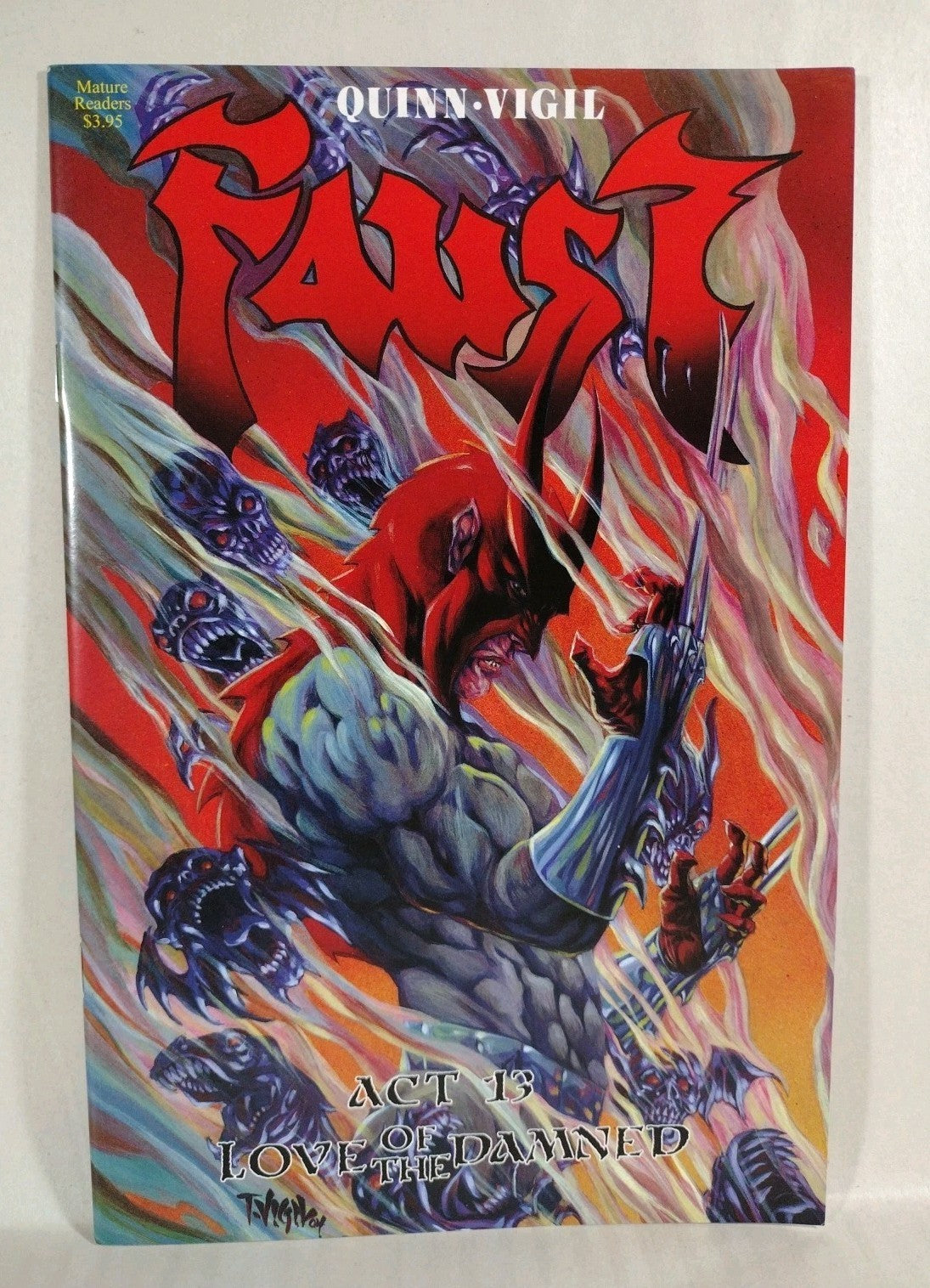 FAUST LOVE OF THE DAMNED Act 13 (2005) Rebel Studios 1st Print Tim Vigil NM