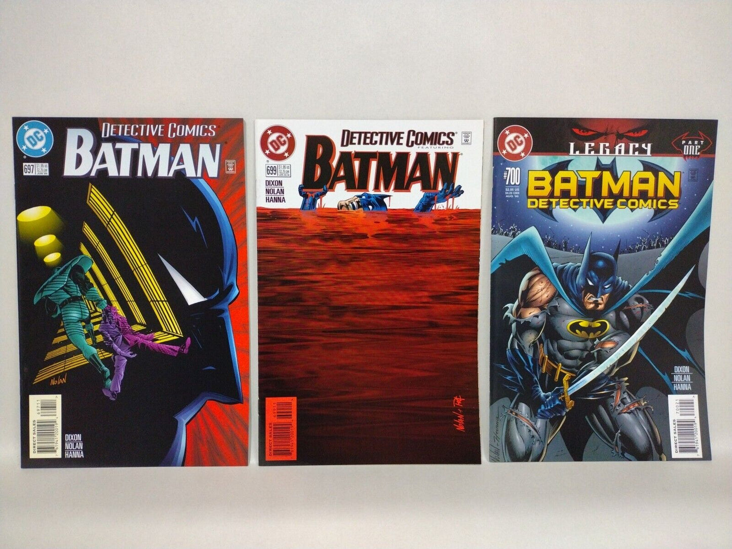 Batman Detective Comics 1996 DC Lot Set #697 699-703 705-709 Graham Nolan VF-NM