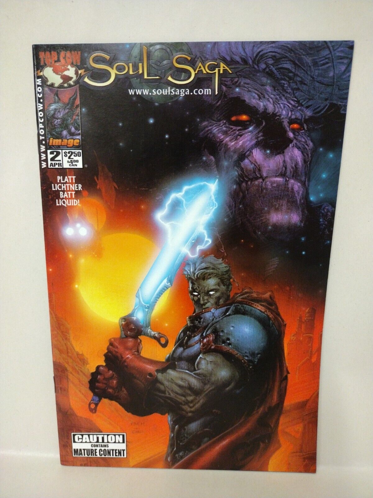 Soul Saga (2000) Stephen Platt Image Comic Set #2 David Finch Variant 3 4 Splatt