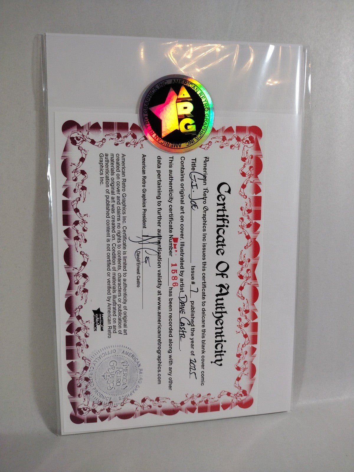 GI Joe #7 (2025) Image Sketch Cover Var Comic W Original DCastr Beach Head Art