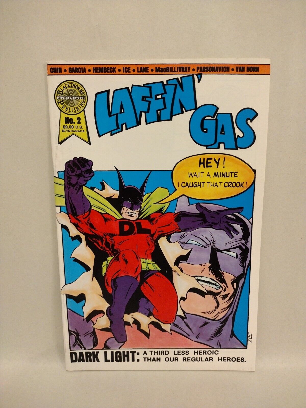 Laffin' Gas #1-5 7 (1986) Blackthorne Comic Parody Lot Cerebus Batman He-Man 